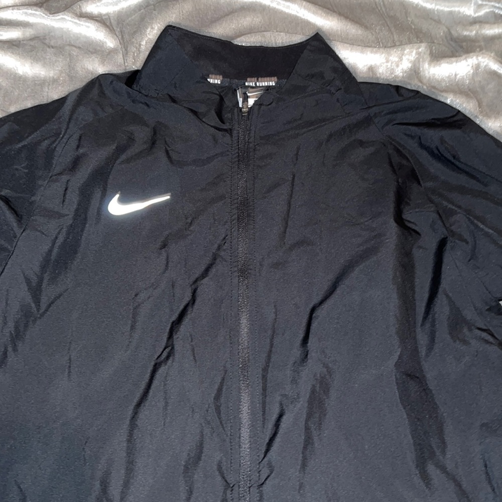 NIKE black windbreaker